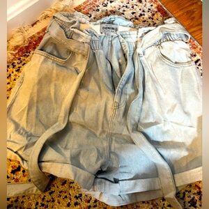 ASOS paper bag shorts